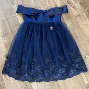 ASOS Navy blue dress